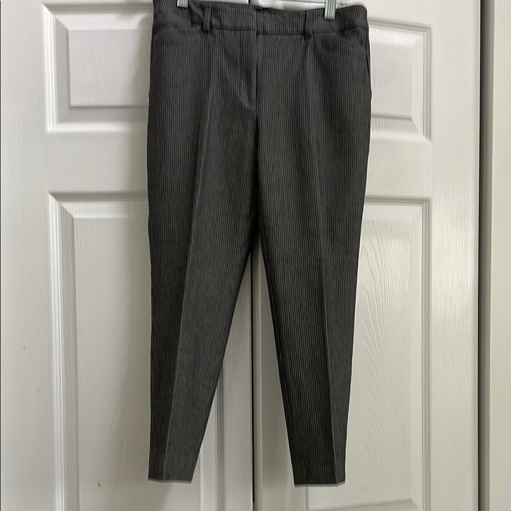 White House Black Market Gray Slim Ankle Pants